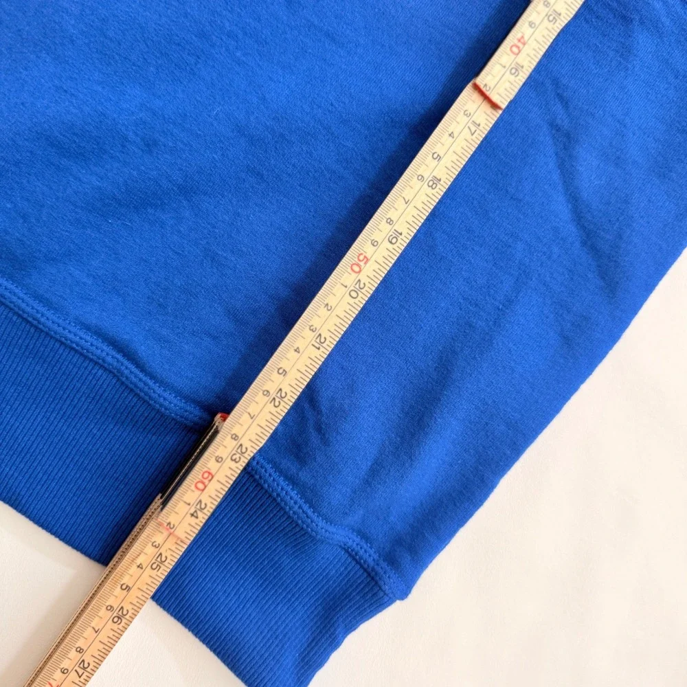 Champion Sweatshirt Mens Small Blue Crewneck Fleece Logo GF88H